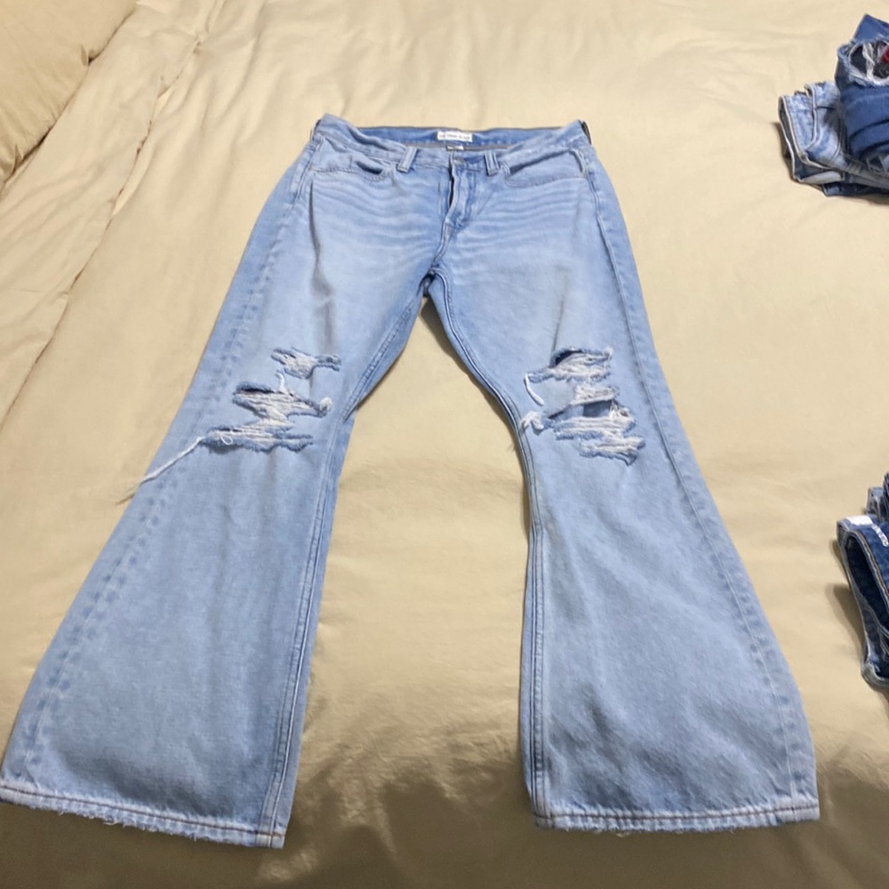 AE77 brand jeans the crop flare